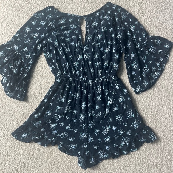 floral american eagle romper - Picture 3 of 3